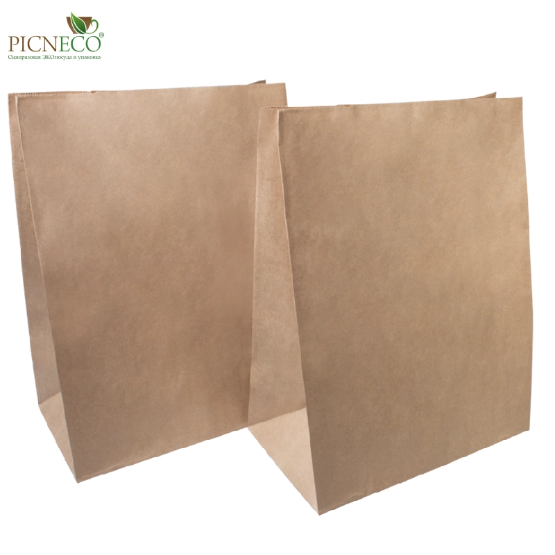 товар Крафт пакет с прямоугольным дном, 260*150*340 мм, 70 г/м KPD026